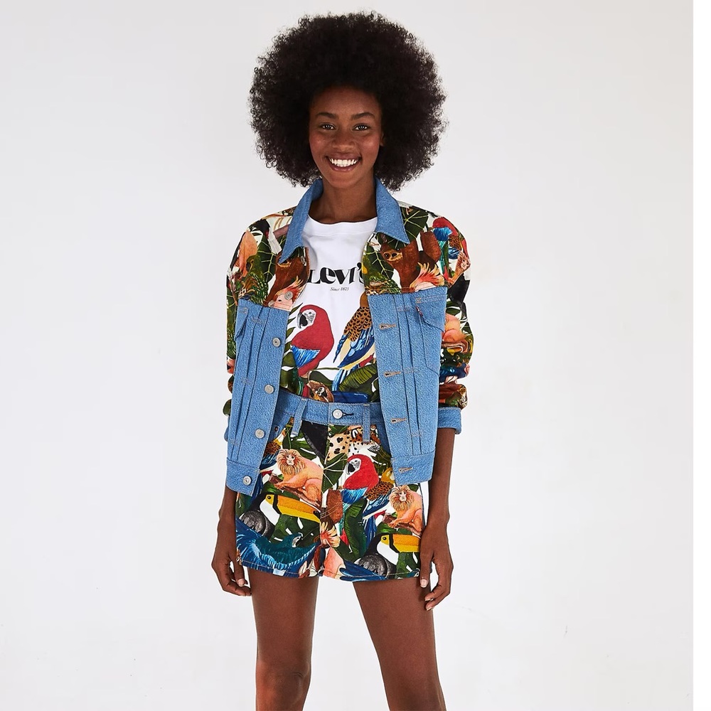 Lev’s x Farm Rio Heritage Trucker Jacket